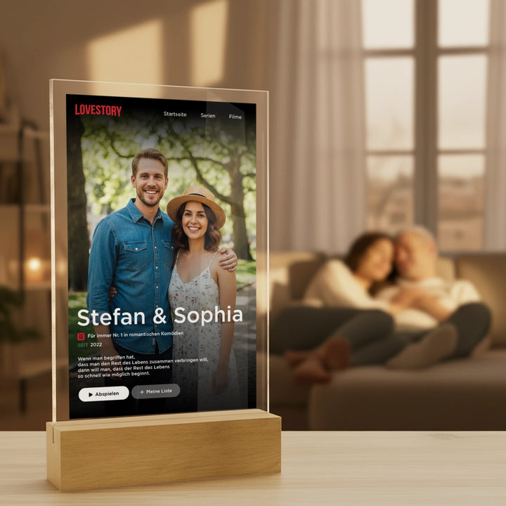 Acryl-Glas "Lovestory" Seriencover