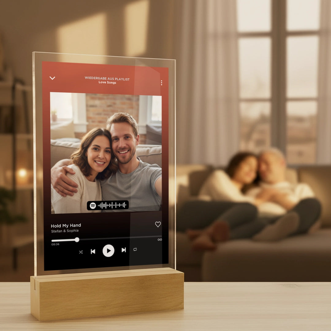 Acryl-Glas "Lieblingslied" Song Cover