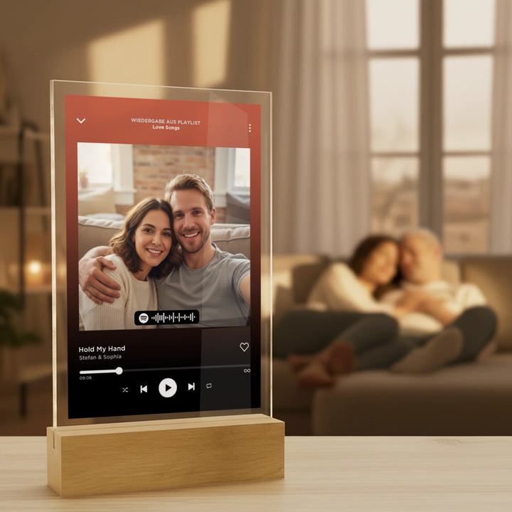 Acryl-Glas "Lieblingslied" Song Cover