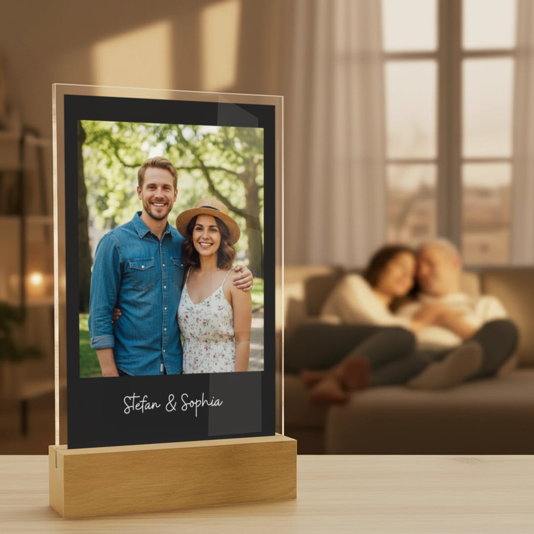 Personalisiertes Acryl-Glas "Retro"