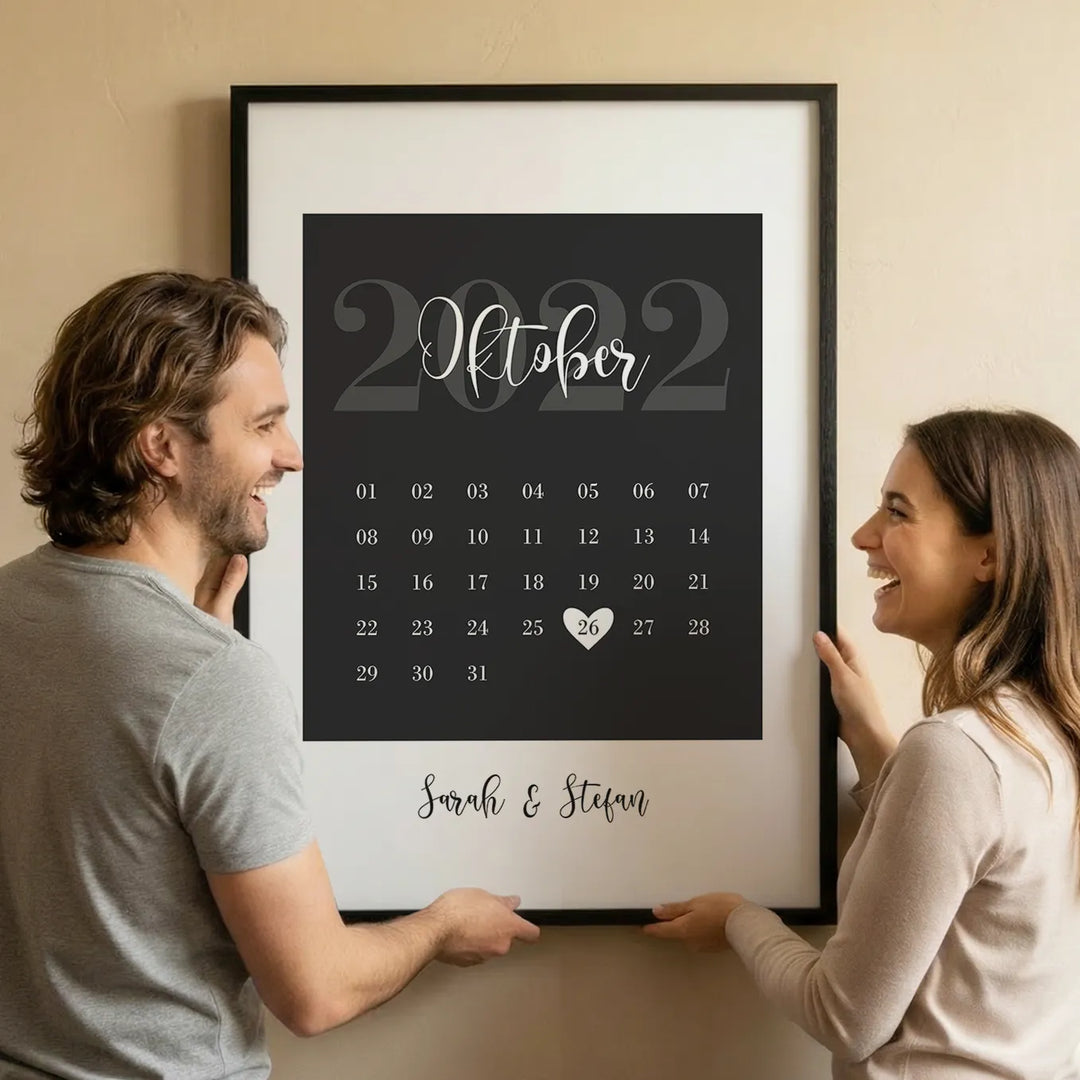 Kalenderposter "Our Special Date"