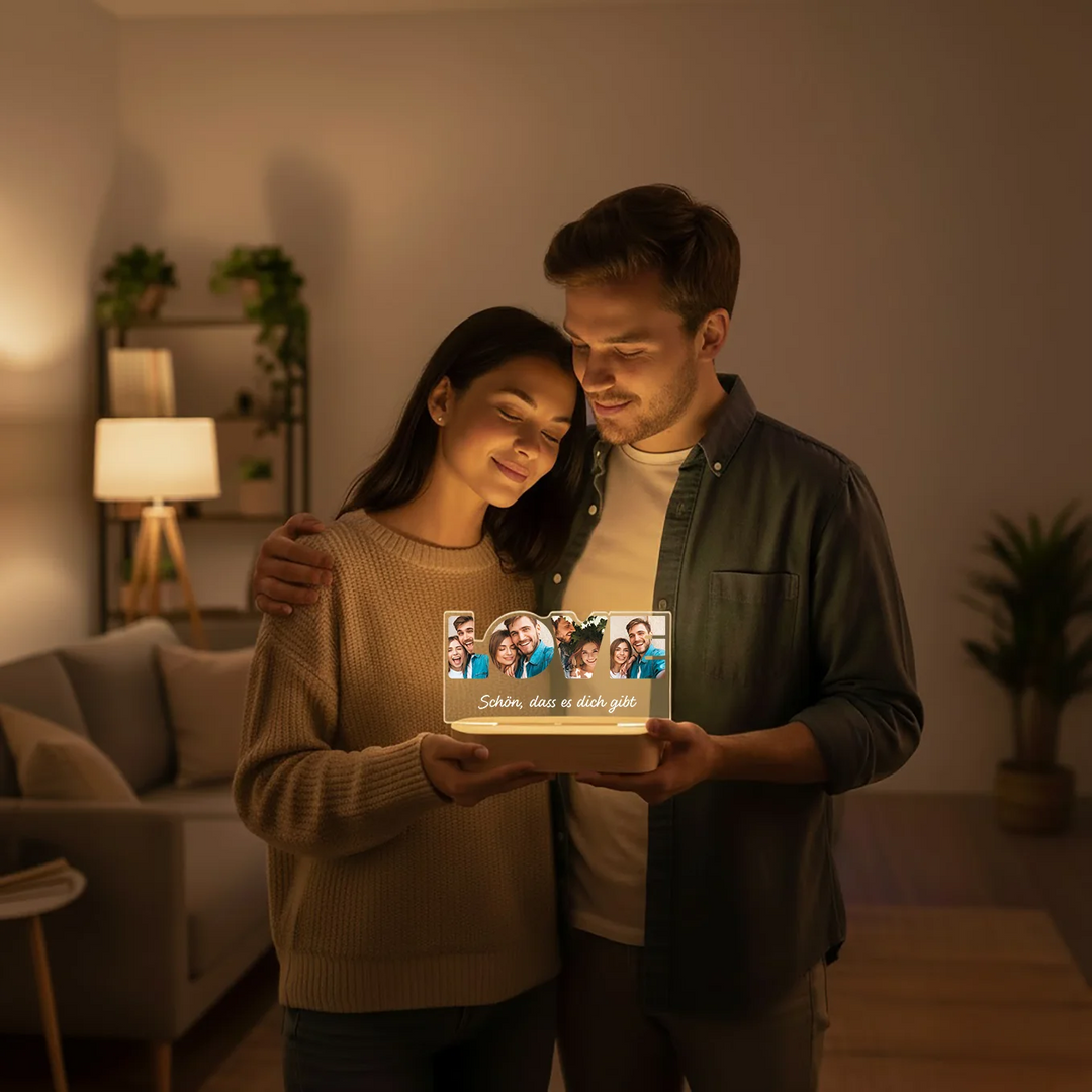 Personalisiertes Acryl-Licht ''Love'' | Nachtlicht, Dekolicht, Glowlight