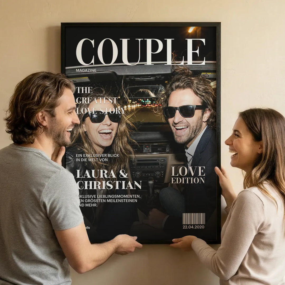 Personalisiertes Poster "Couple Magazine"