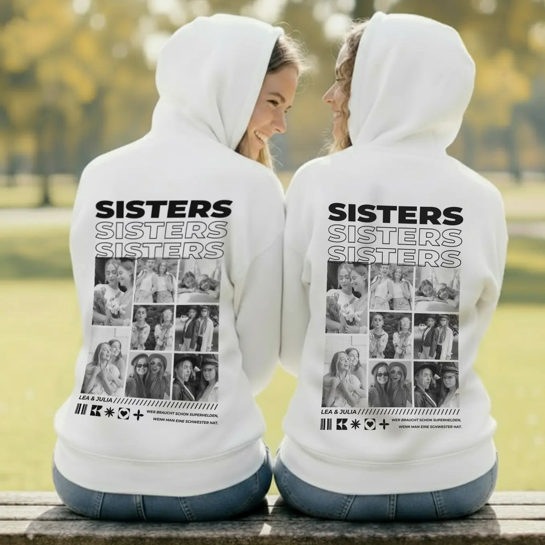 Personalisierter Hoodie "BESTE SCHWESTER"