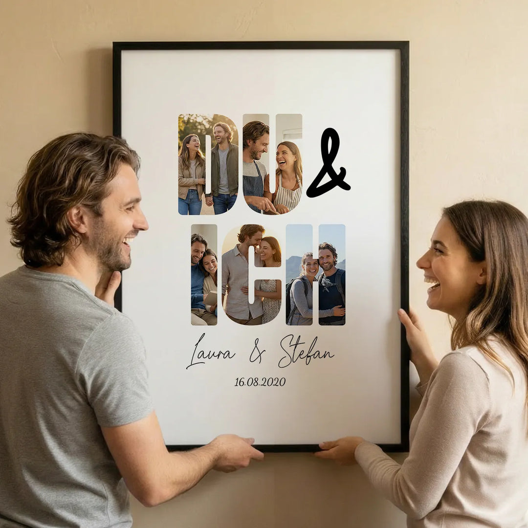 Personalisiertes Poster "Du & Ich"