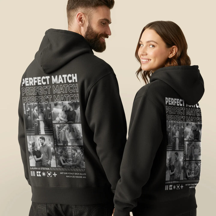 Personalisierter Hoodie "Perfect Match"