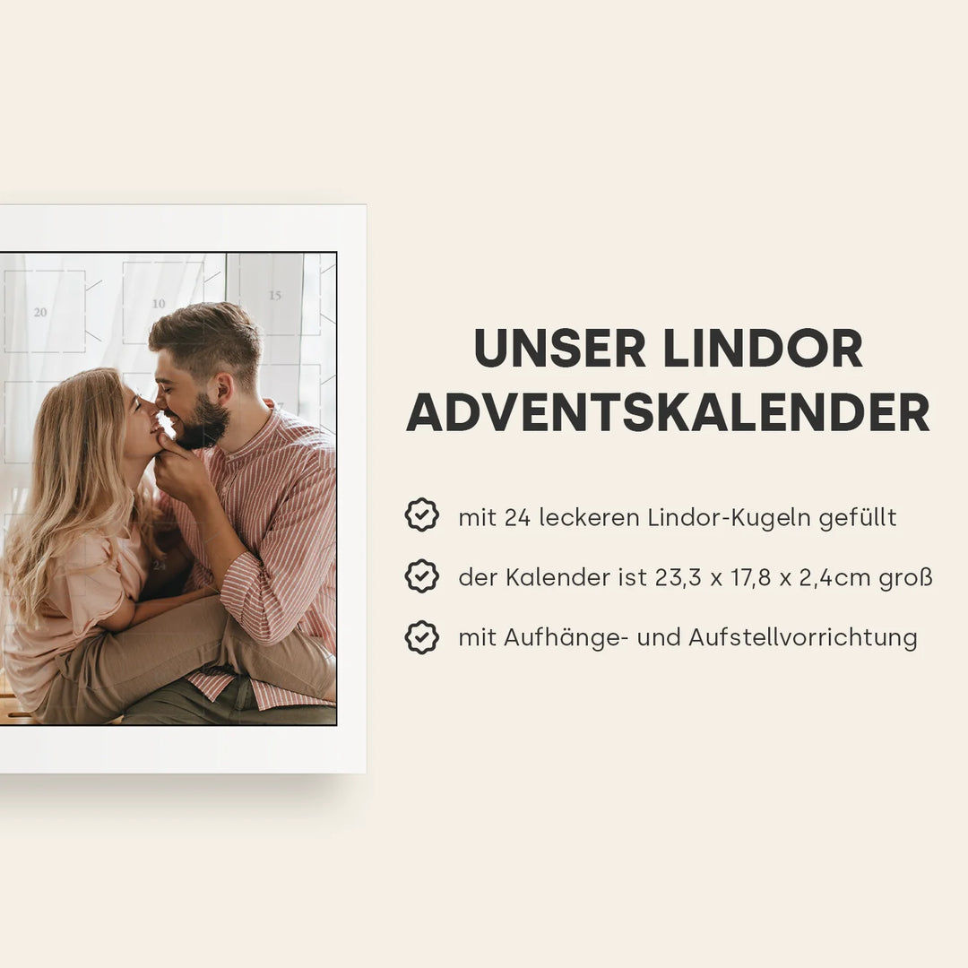 Personalisierter Ritter Sport / Lindor “Freundin” Adventskalender