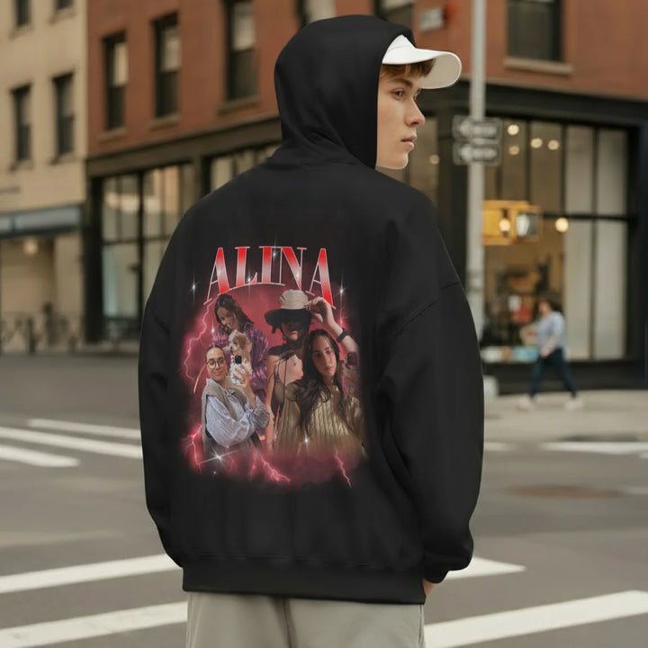 Personalisierter Hoodie "Vintage Bootleg"