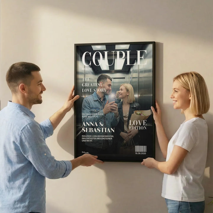 Personalisiertes Poster "Couple Magazine"
