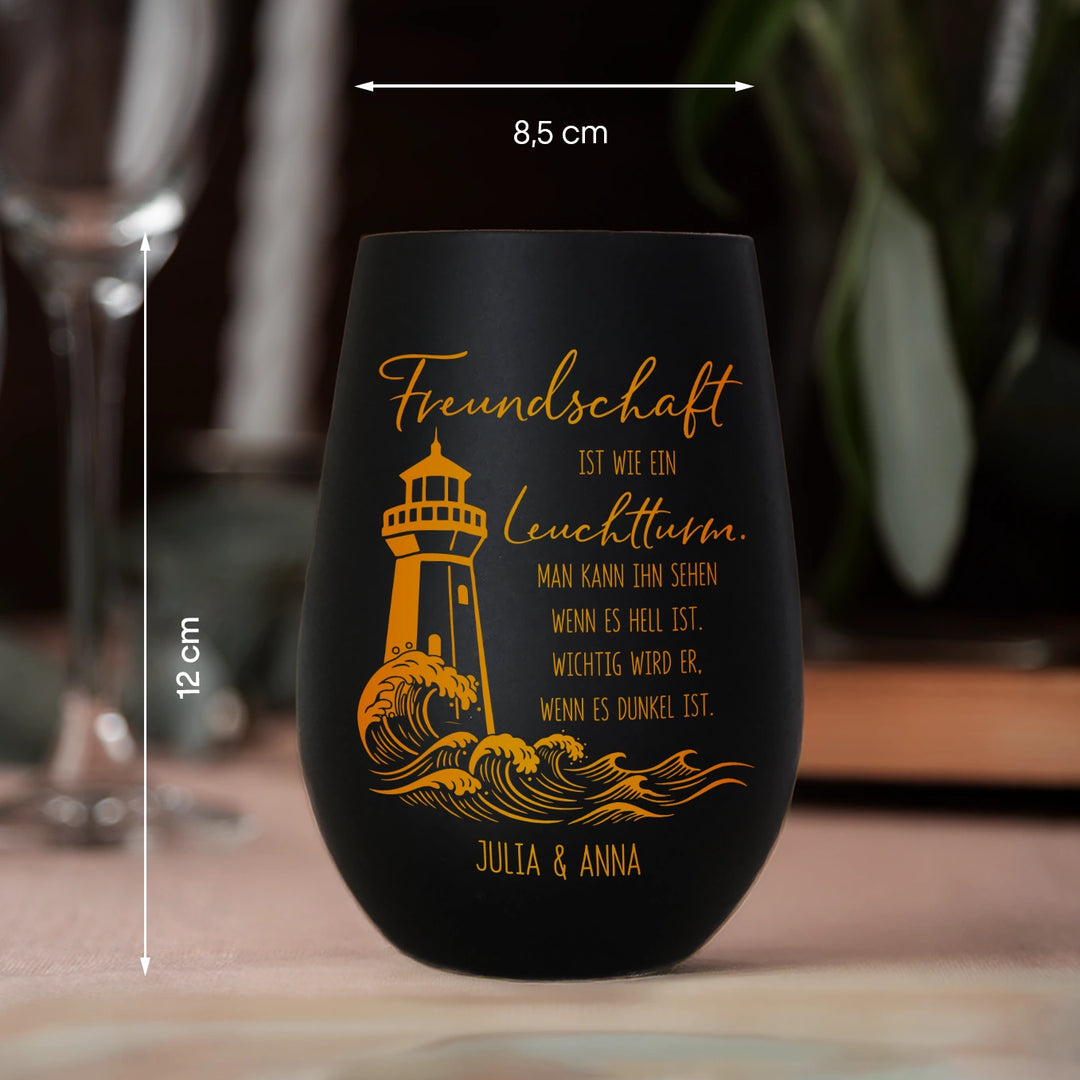 Personalisiertes Windlicht "Freundschaft"