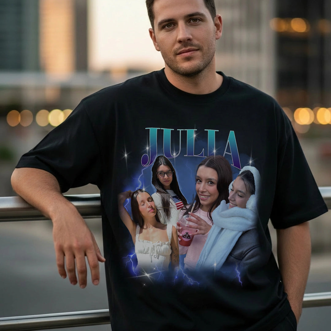 Personalisiertes T-Shirt "Vintage Bootleg"