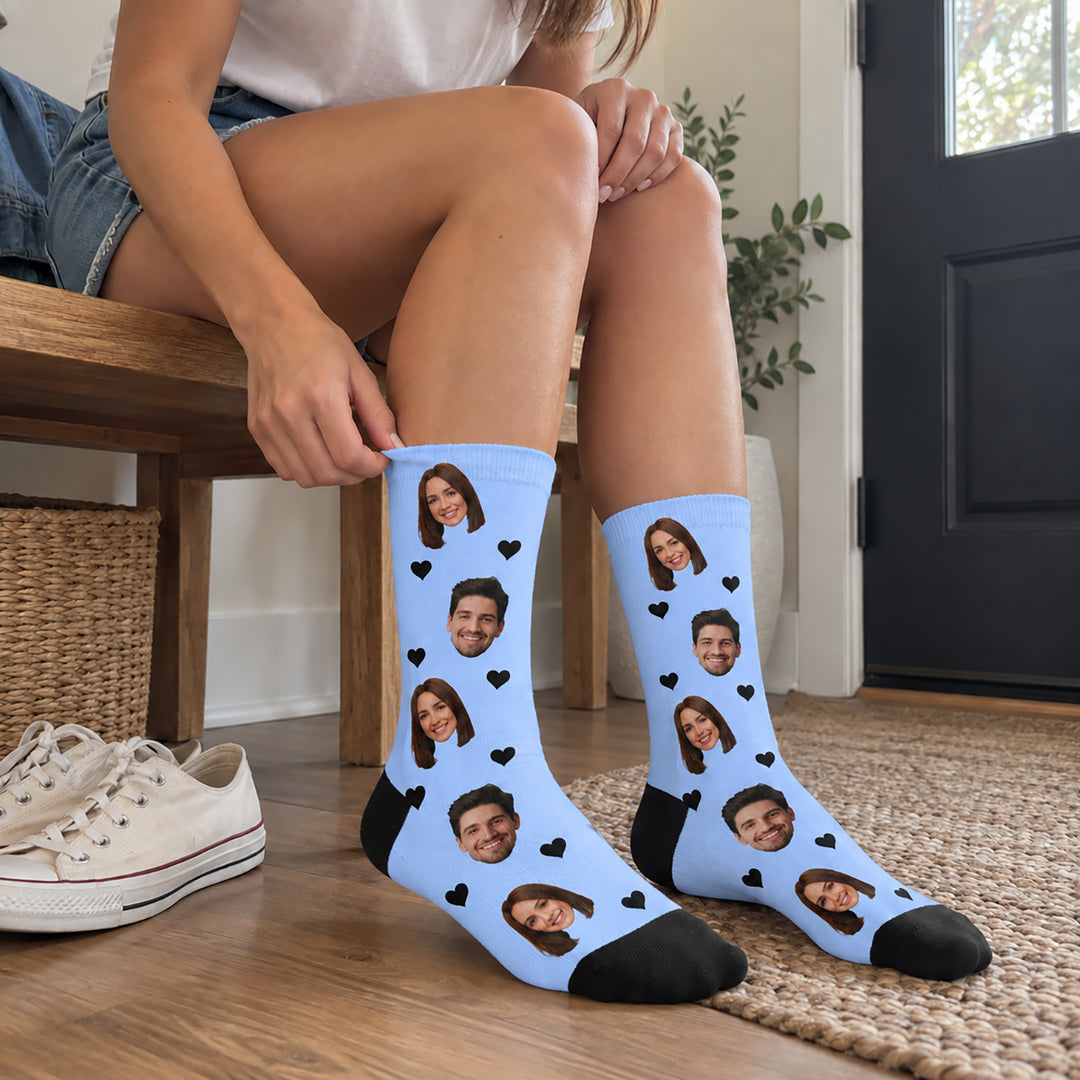 Personalisierte Socken mit Foto