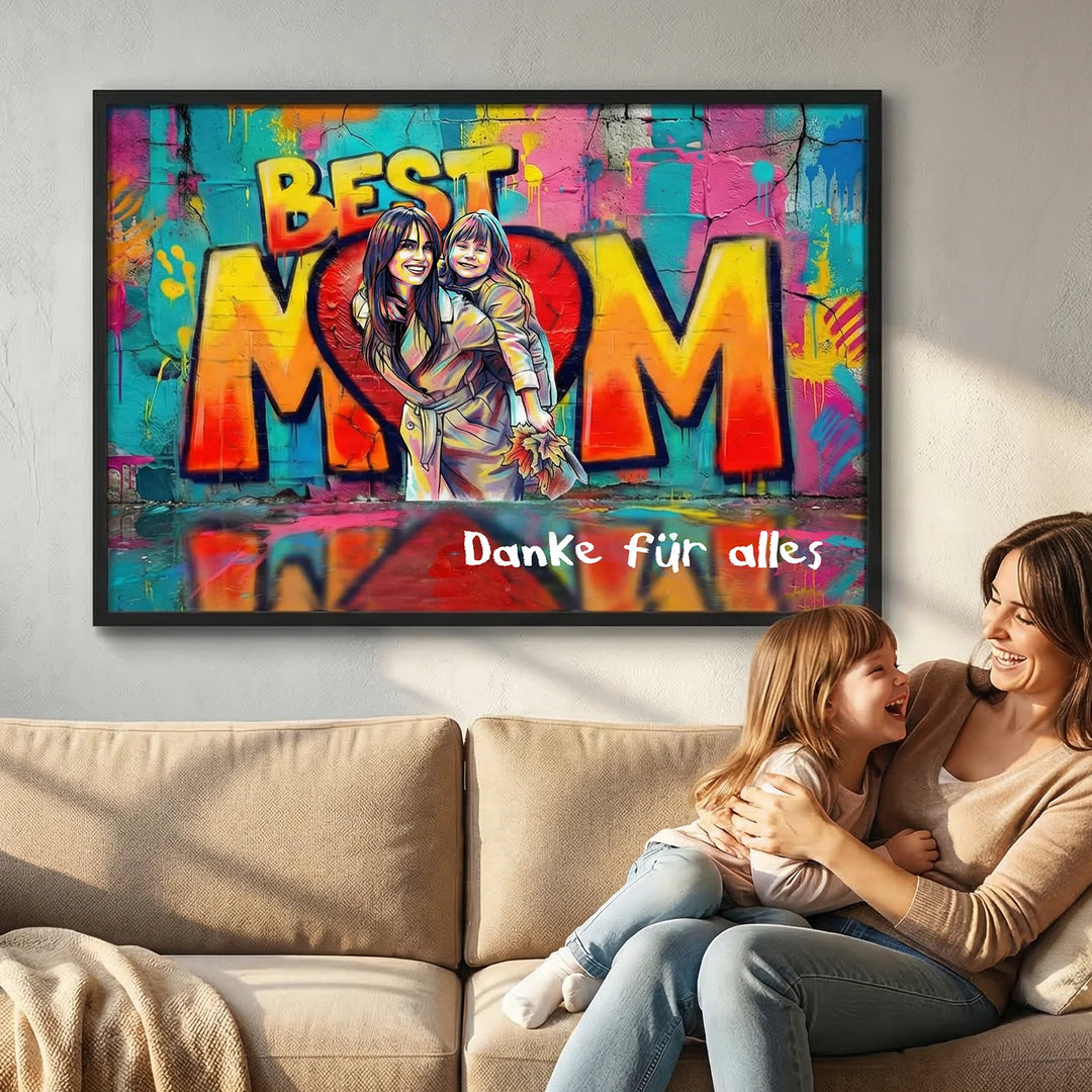 Personalisiertes Poster Love "MAMA"