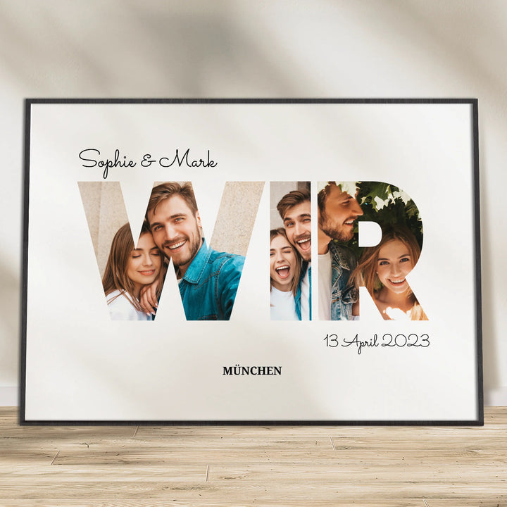 Personalisiertes Poster "Wir"