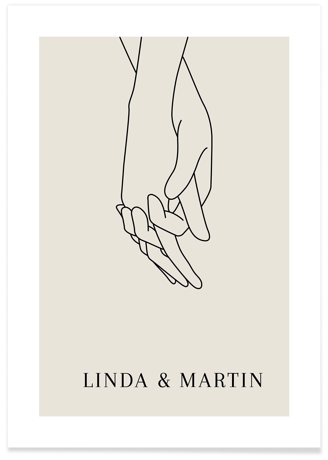 Poster "Holding Hands"