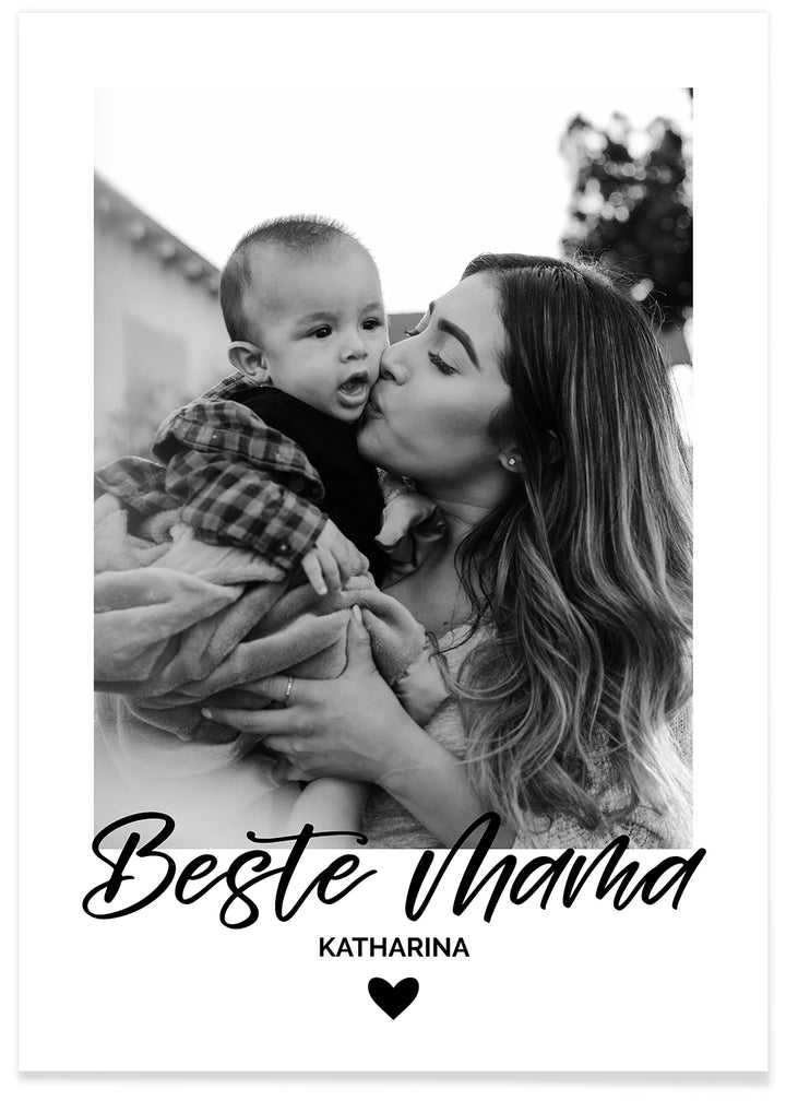 Fotoposter "Beste Mama"