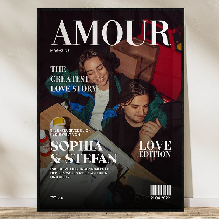 Personalisiertes Poster "Couple Magazine"