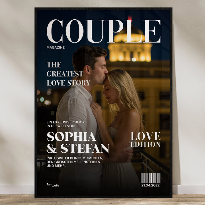 Personalisiertes Poster "Couple Magazine"