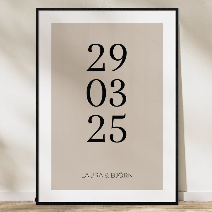 Poster "Unser Datum"