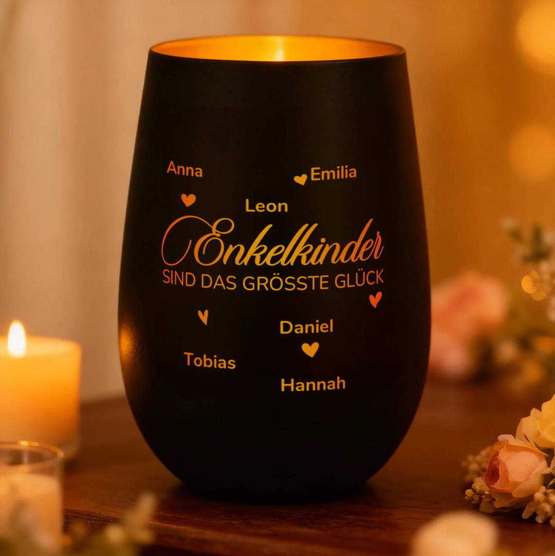 Personalisiertes Windlicht "Oma"