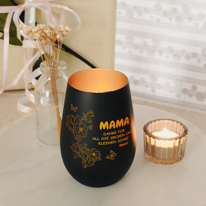 Personalisiertes Windlicht “Danke Mama”