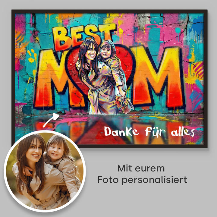Personalisiertes Poster Love "MAMA"