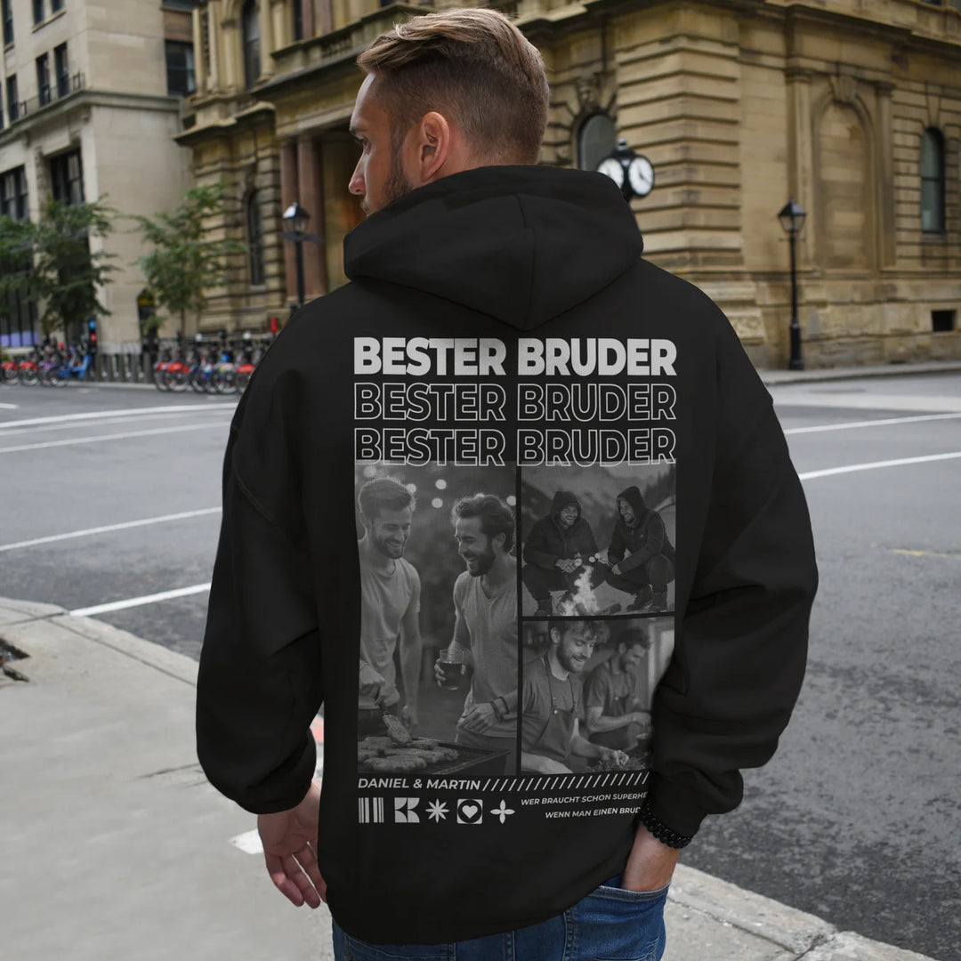Personalisierter Hoodie “Bester Bruder”