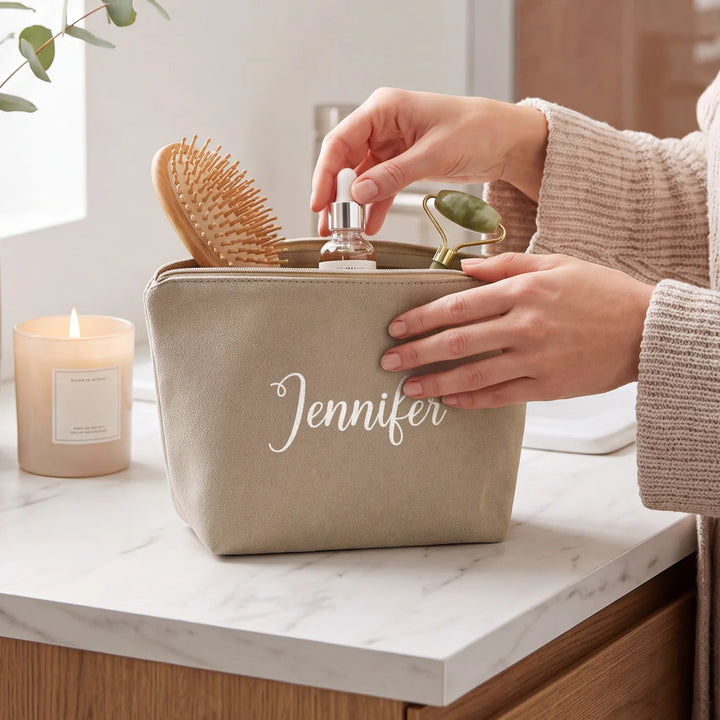 Personalisierte Kosmetiktasche "Filz"