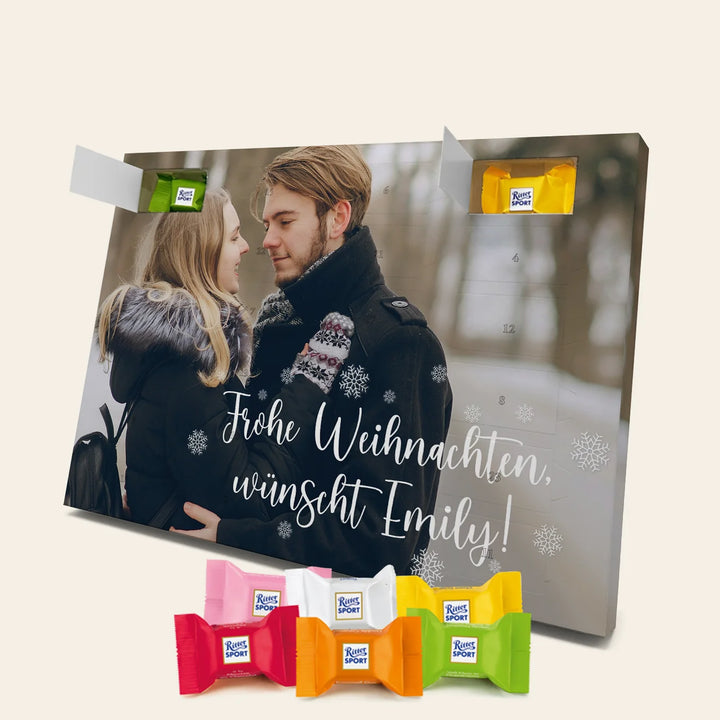 Personalisierter Ritter Sport Adventskalender "Weihnachten"