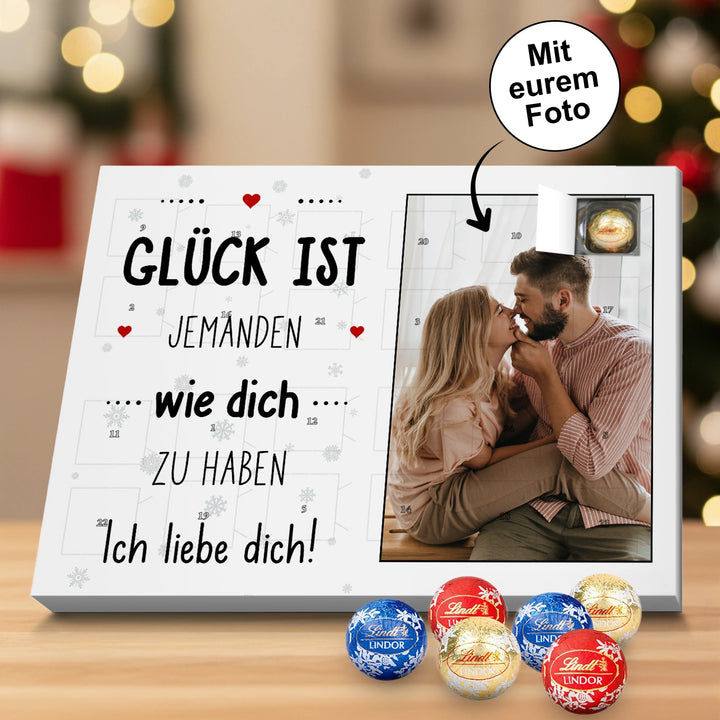 Personalisierter Lindt Adventskalender "Partnerin"
