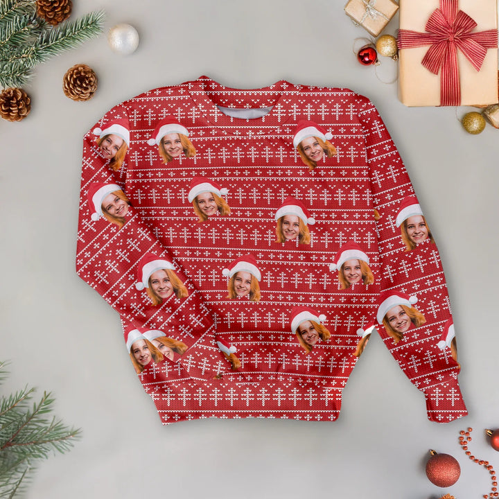 Personalisierter Ugly Christmas Sweater "Scandi"