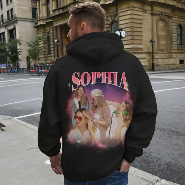 Personalisierter Hoodie "Vintage Bootleg"