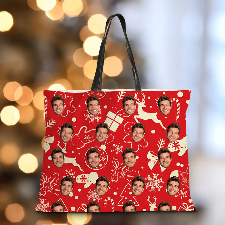 Personalisierte Weekender Tasche "Weihnachtsmotiv"