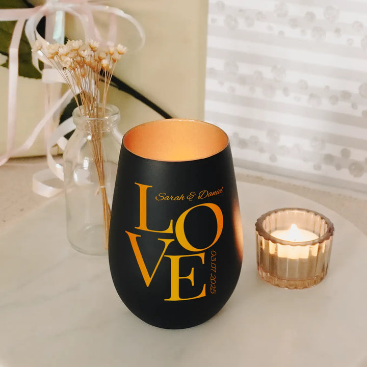 Personalisiertes Windlicht "Love"