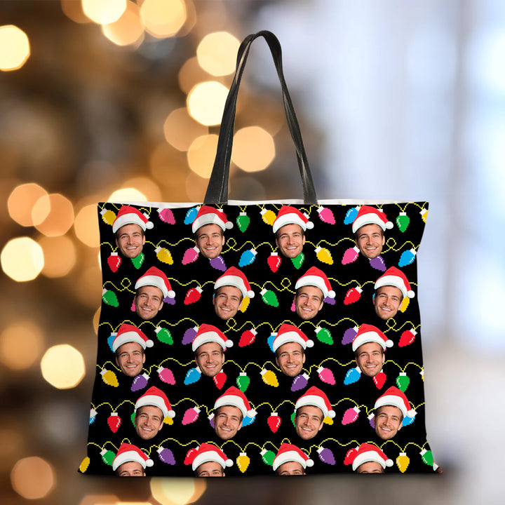 Personalisierte Weekender Tasche "Weihnachtsfoto"