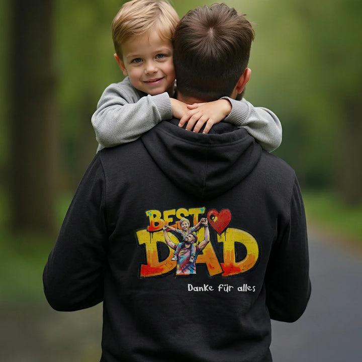 Personalisierter Hoodie Love "PAPA"