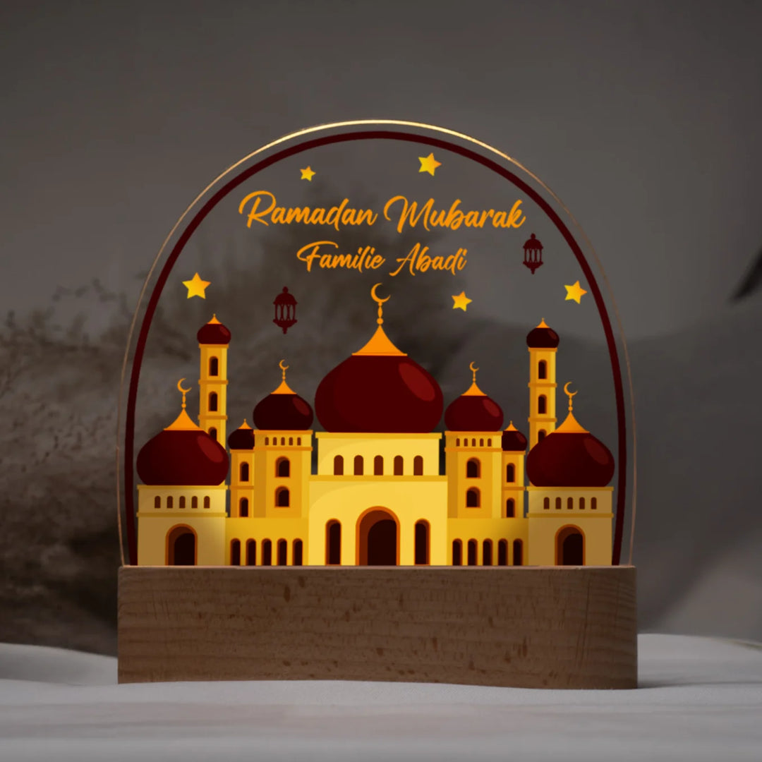 Personalisiertes Acryl-Licht Ramadan “Moschee”