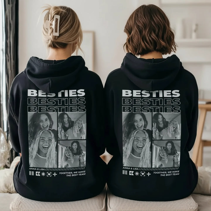Personalisierter Hoodie "Besties"