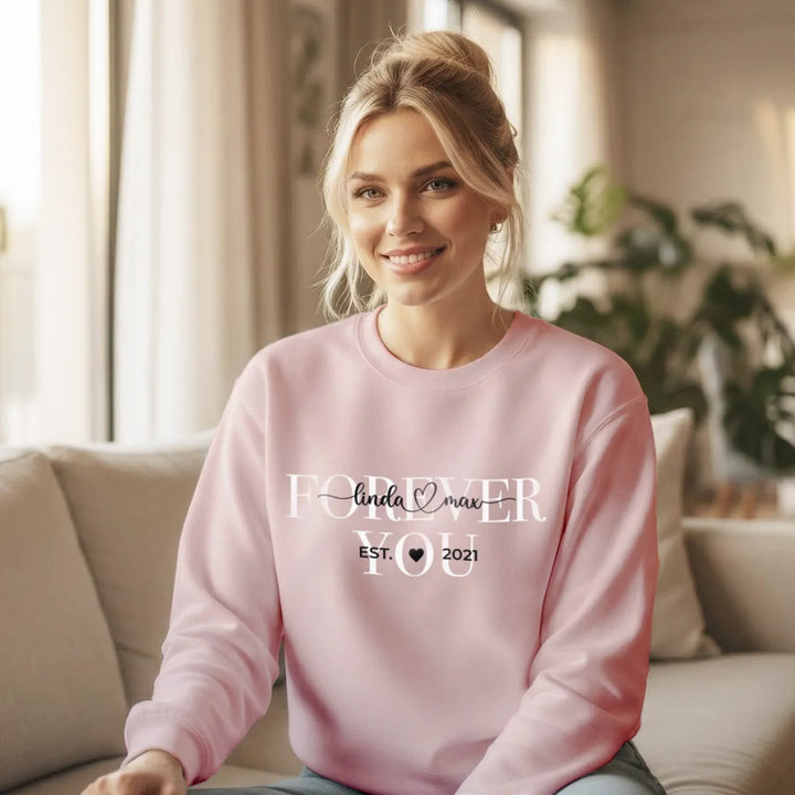Personalisierter Sweater "Forever you"
