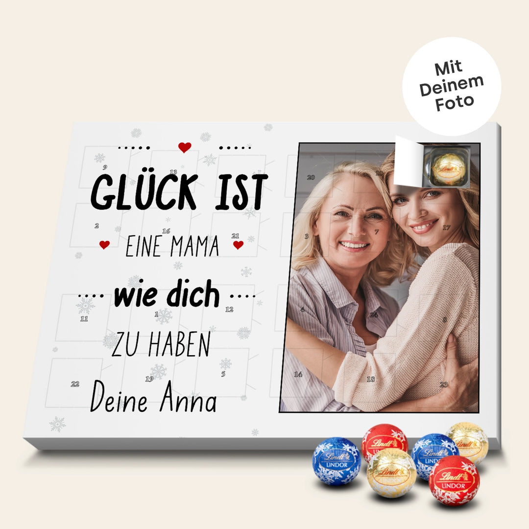 Personalisierter Lindt Adventskalender "Mama" famwalls