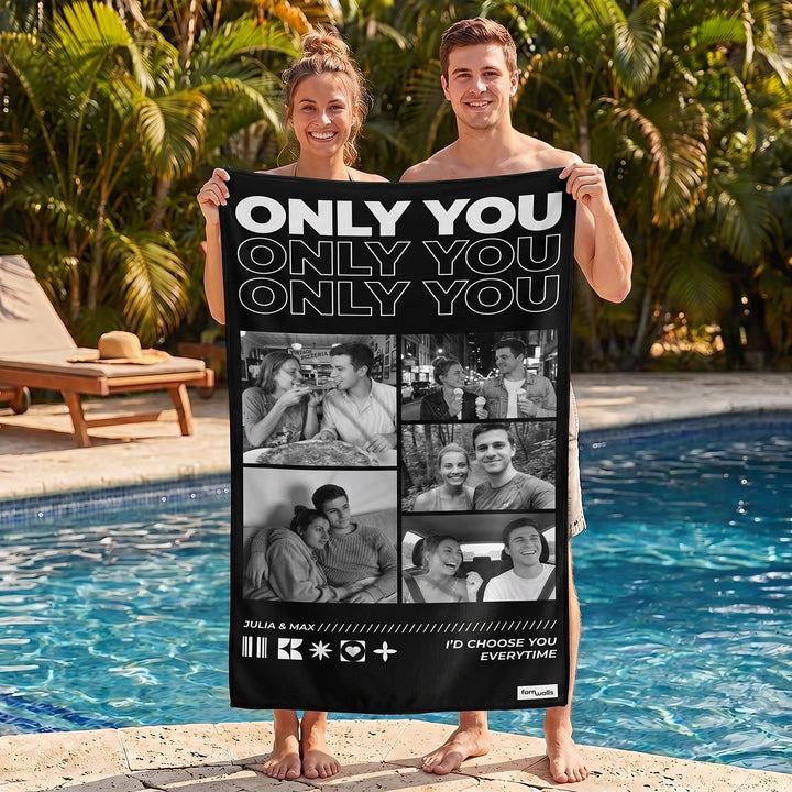 Personalisiertes Badetuch "Only You"