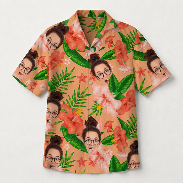 Personalisiertes Hawaii Hemd "Foto"