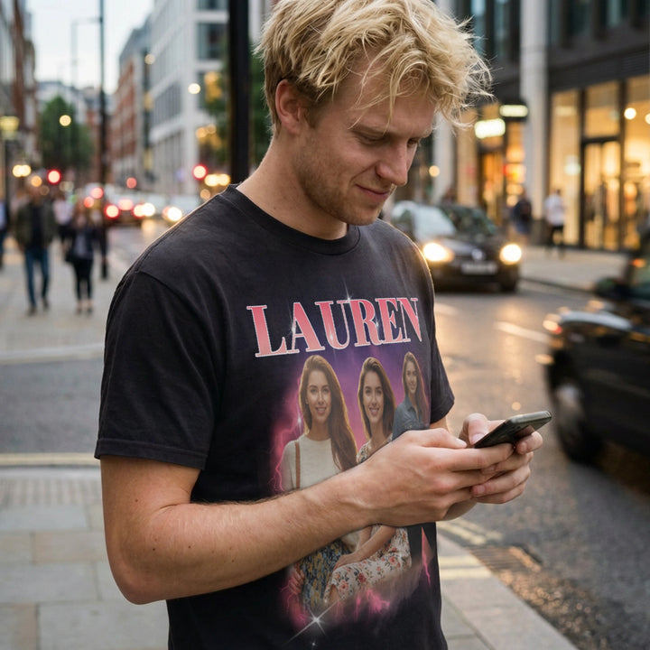 Personalisiertes T-Shirt "Vintage Bootleg"