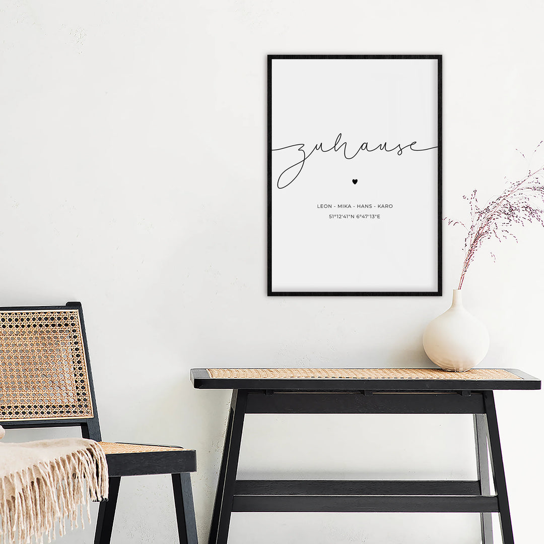 Poster "Dein Zuhause"-1