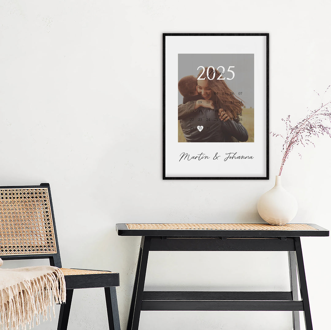 Personalisiertes Poster "Unser Tag" - famwalls
