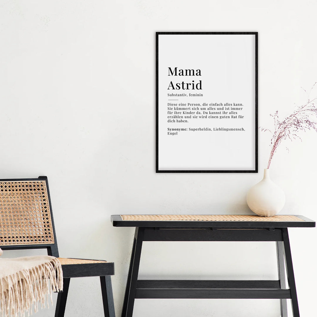 Poster "Mama Definition"
