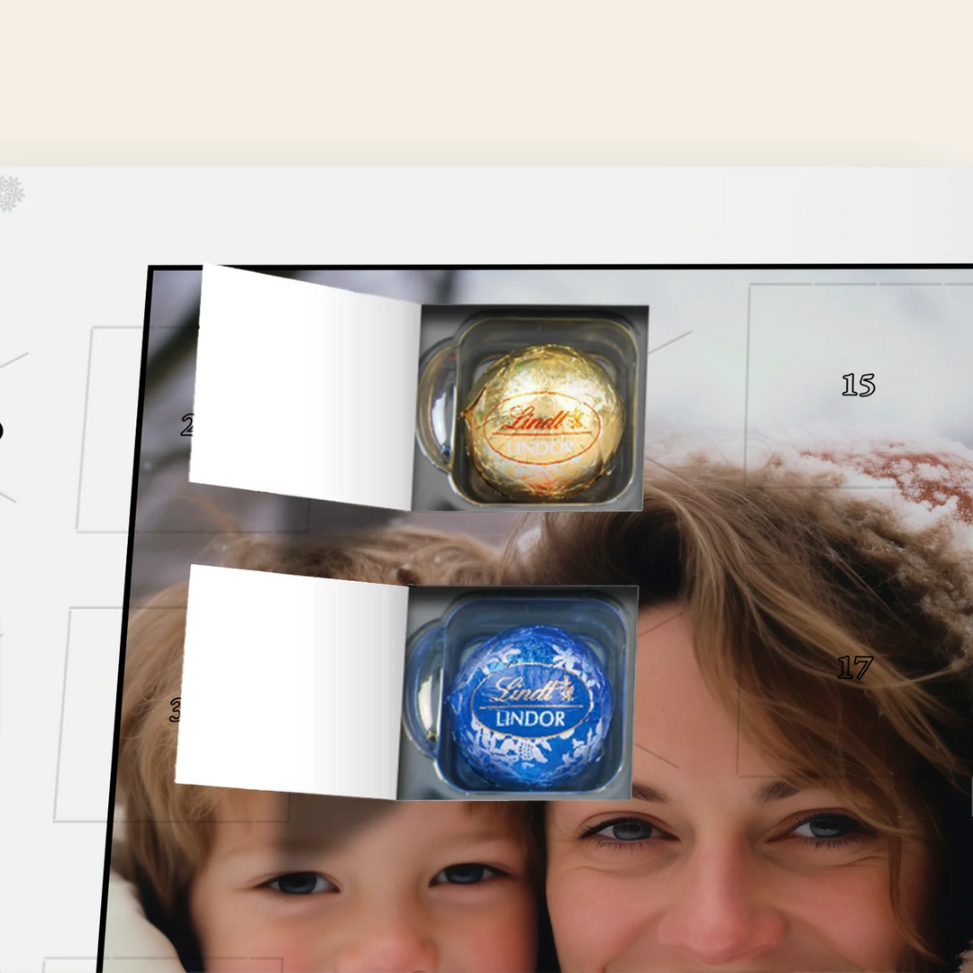 Personalisierter Lindt Adventskalender "Mama" famwalls