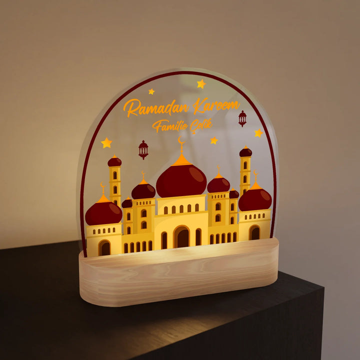 Personalisiertes Acryl-Licht Ramadan "Moschee"