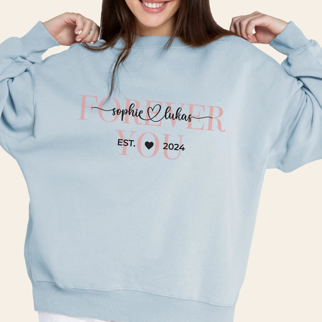 Pull personnalisé "Forever you"