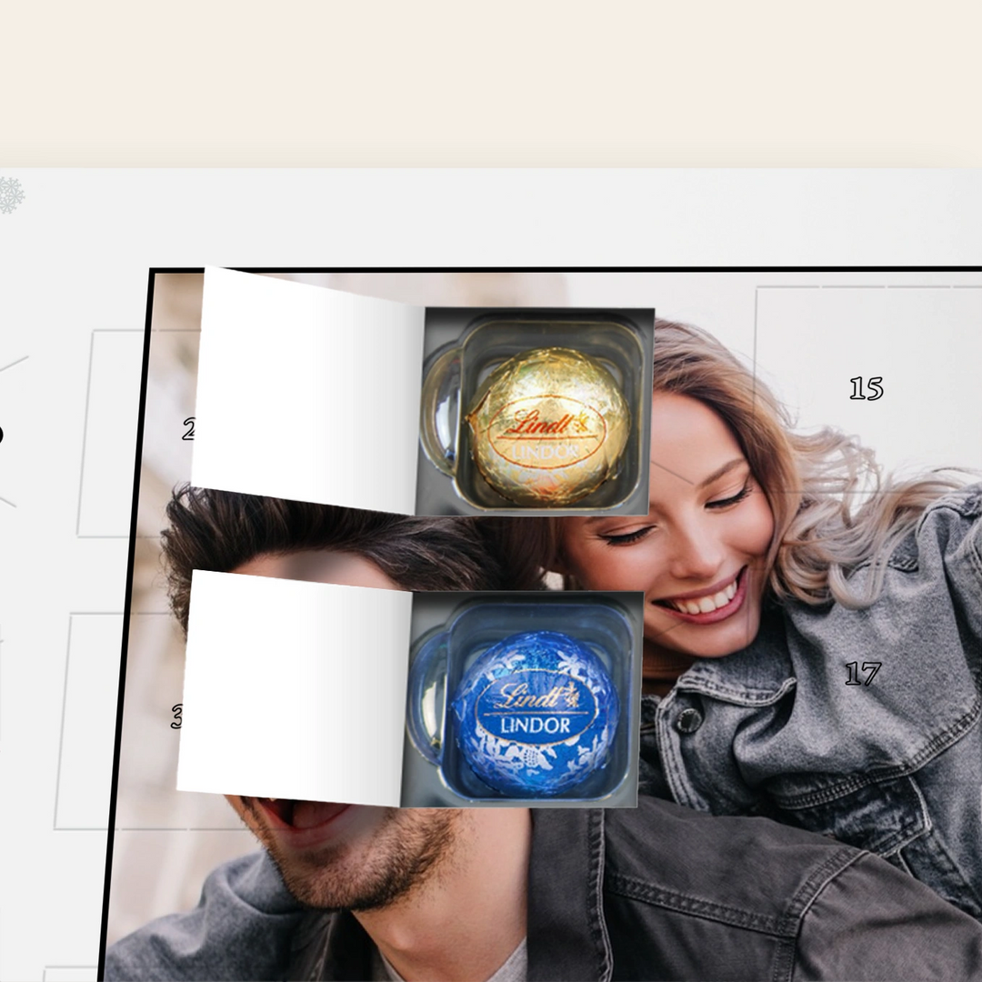 Personalisierter Lindt Adventskalender "Partnerin"